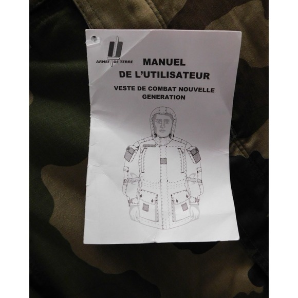 Veste De Combat Militaire Paul Boye‎ 89/96 L French Army New Generation Vest NWT - Picture 2 of 8
